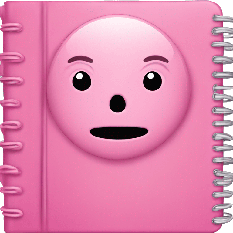 pink notebook diary emoji