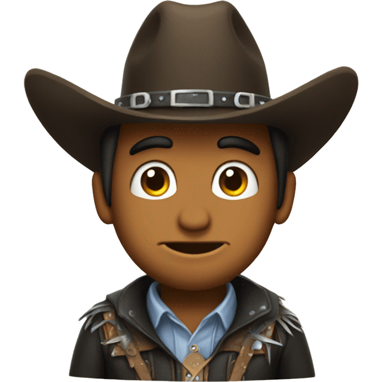 Penguin cowboy emoji