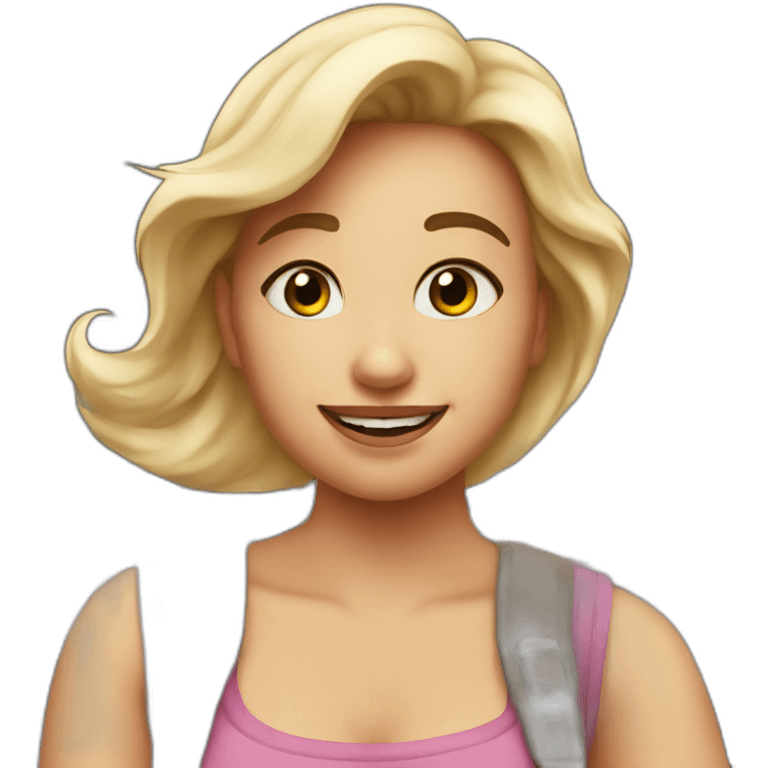 meme girl disneyland emoji