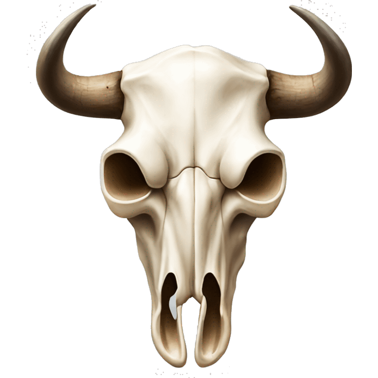 longhorn bull skull emoji