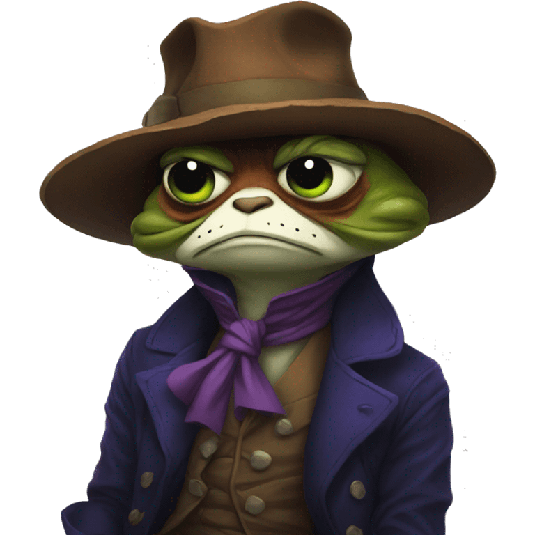 Sad pepe as gambit emoji