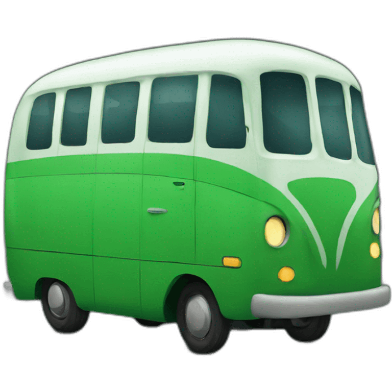 green-bus emoji