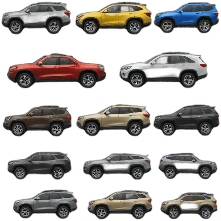 vehicle SUV emoji