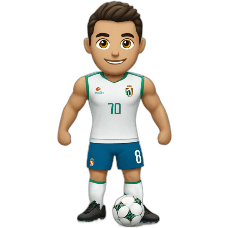 Cristiano Ronaldo porte le maillot ageriap, emoji