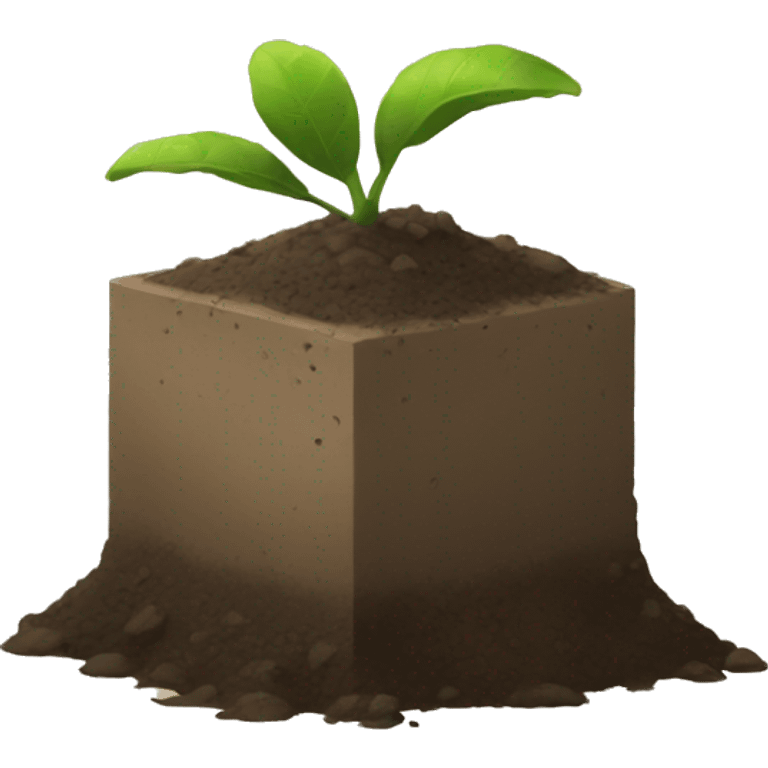 dirt block emoji