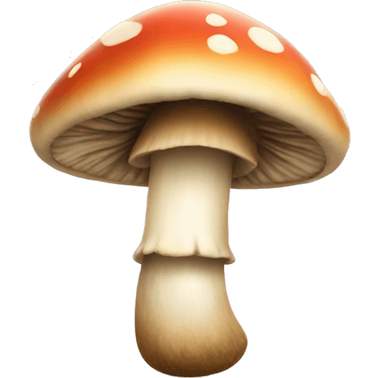 mushroom smiles  emoji