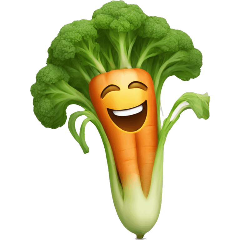 Happy vegetables  emoji