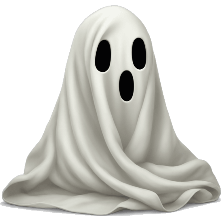 Ghost with a blanket emoji