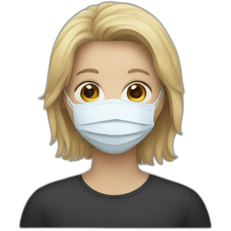 wearing mask emoji