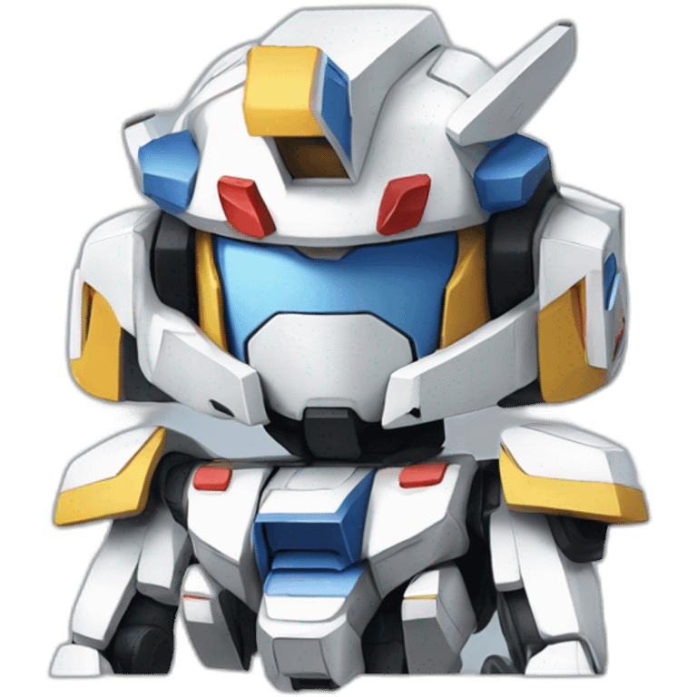 Cute gundam emoji