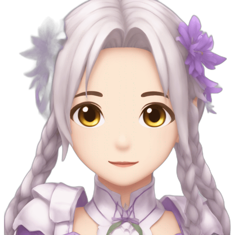 Emilia（Re:Zero・Beautiful Girl） emoji