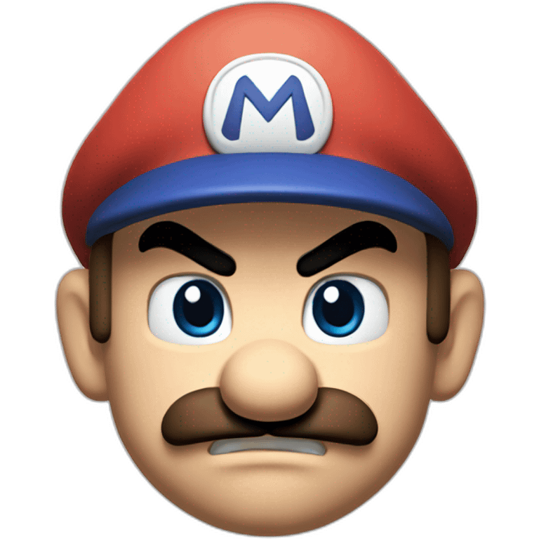 Mario angry emoji