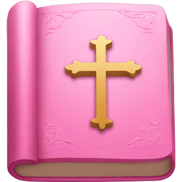 Pink Bible emoji