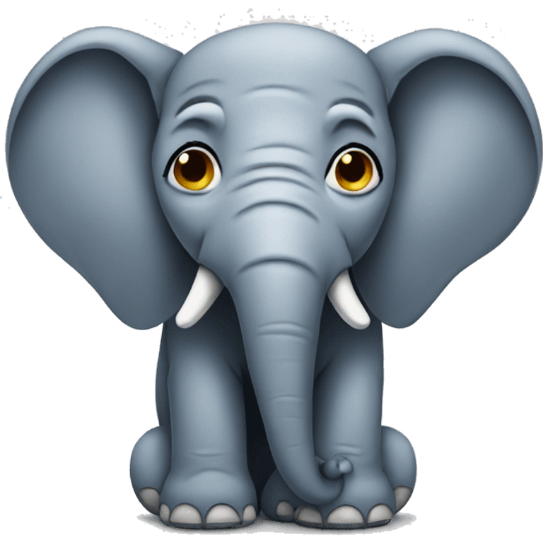 elephant sad emoji