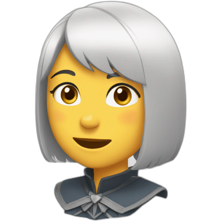 Cara arco iria emoji