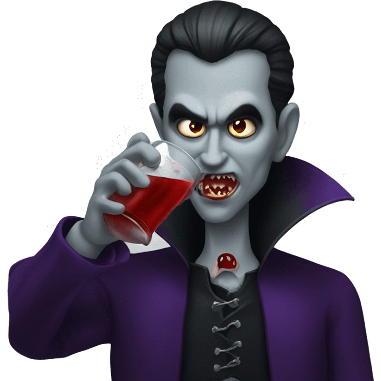 vampire drinking emoji