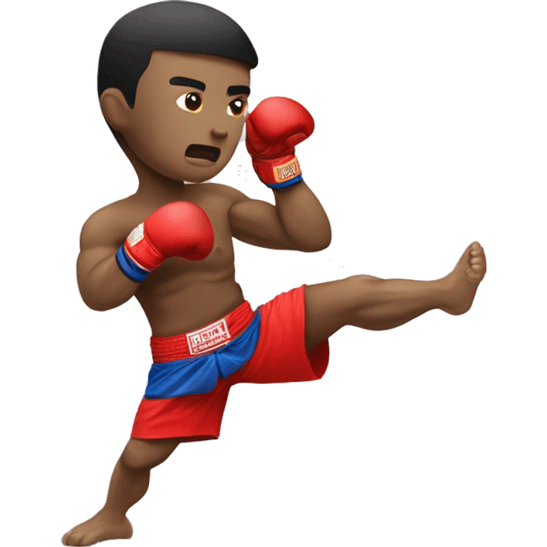 muay thai stance emoji