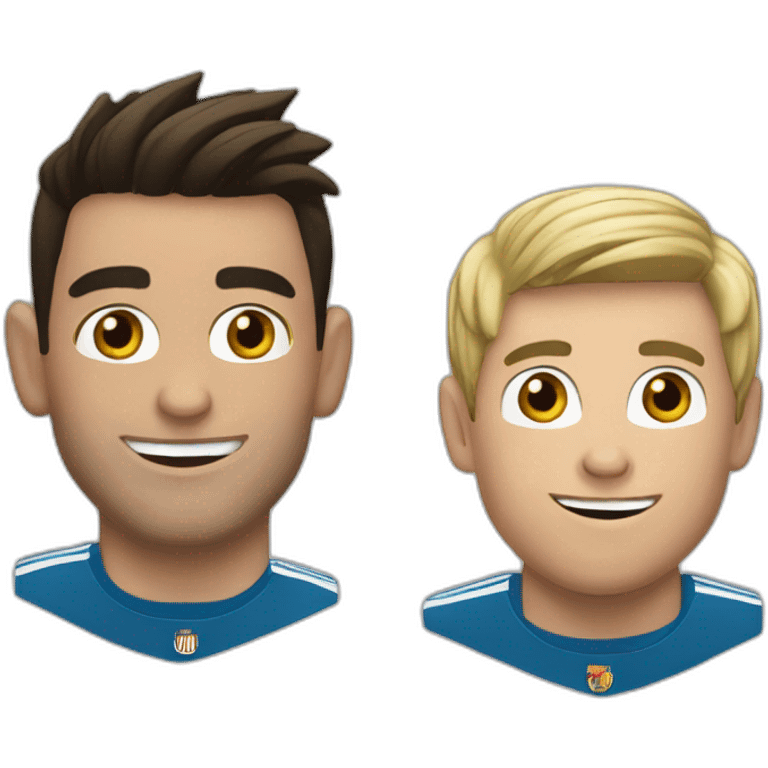 Cristiano et messi emoji