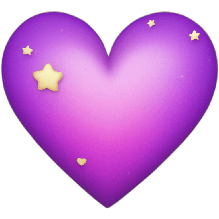 heart icon with stars emoji