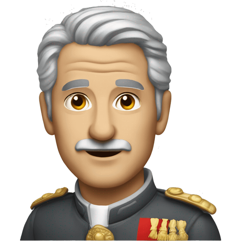 spanish general grey hair handsome distinguished in his late 50s emoji