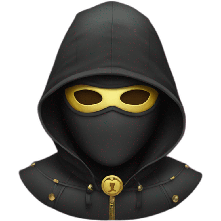 hacker in venetian mask emoji