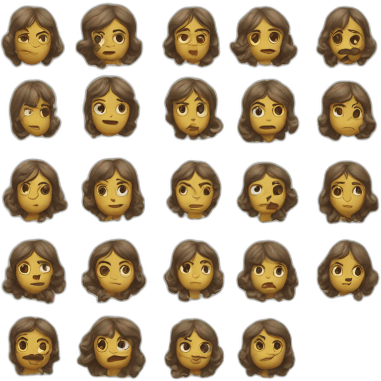 à l'époque emoji