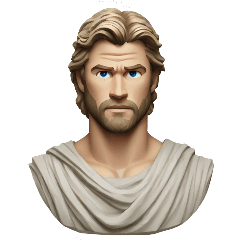 chris hemsworth greek sculpture emoji