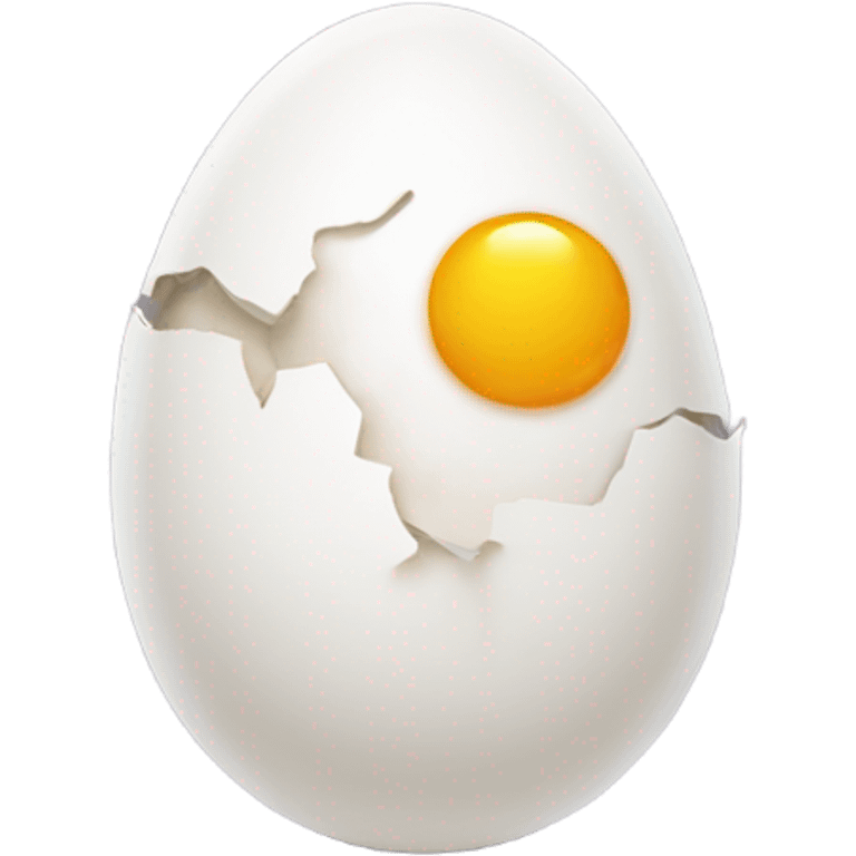 Cracked egg emoji