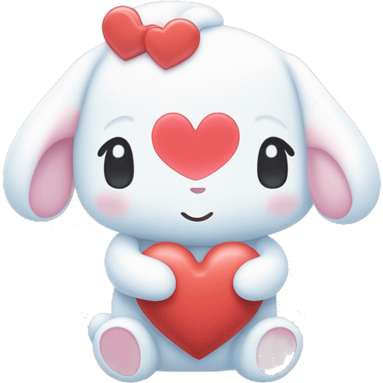 cinnamoroll sanrio as a loveheart  emoji