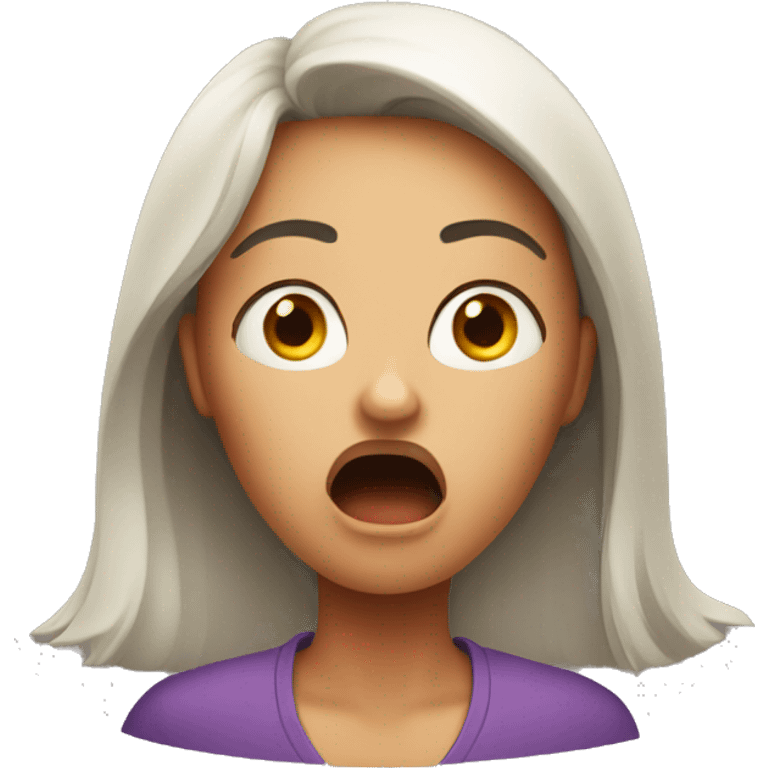 shocked woman  emoji