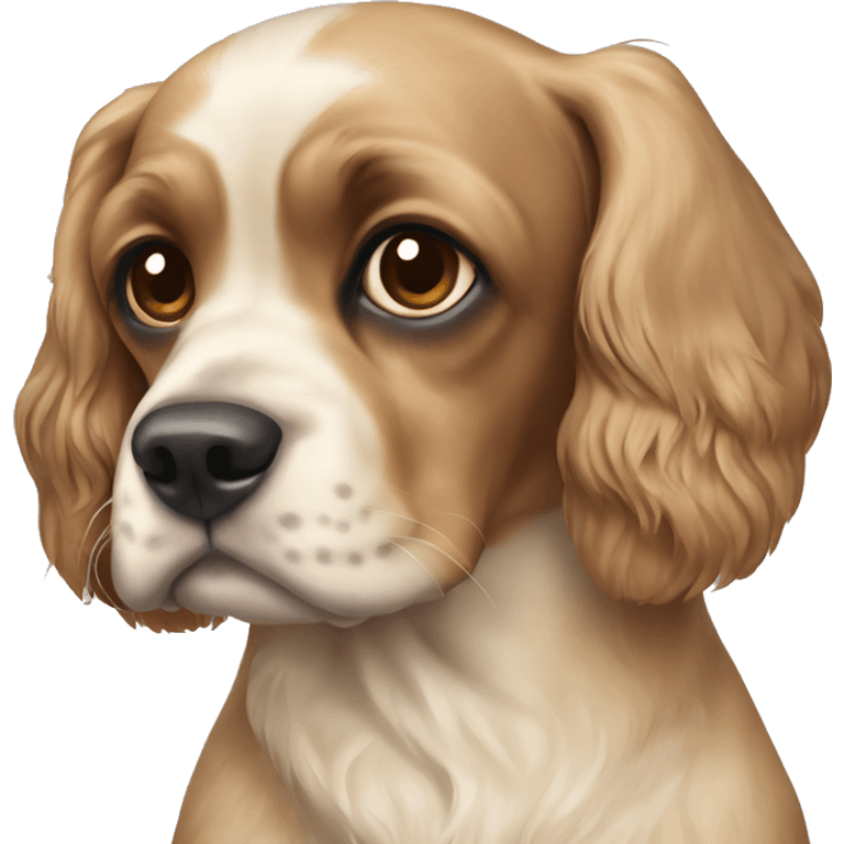 Cocker spaniel and siamese  emoji