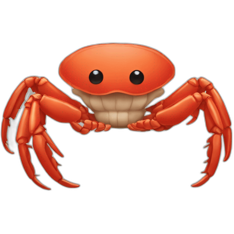 Pom pom crabe emoji