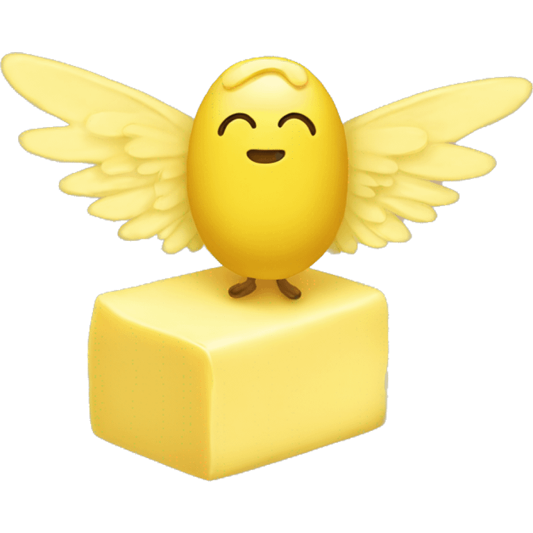 butter with yellow wings emoji