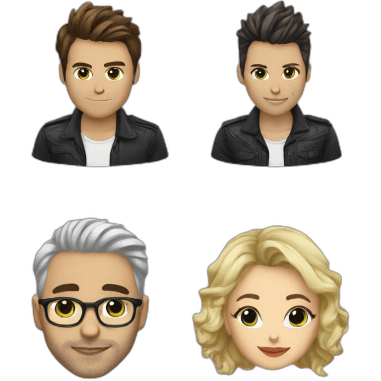 Dan Balan and Tina Karol emoji