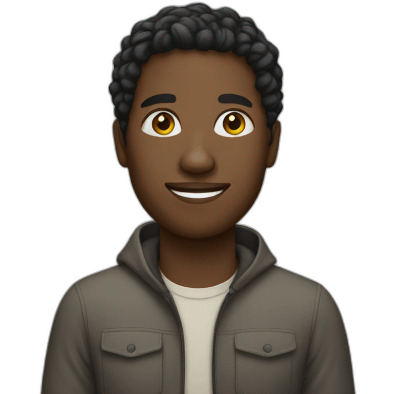 African-American person emoji