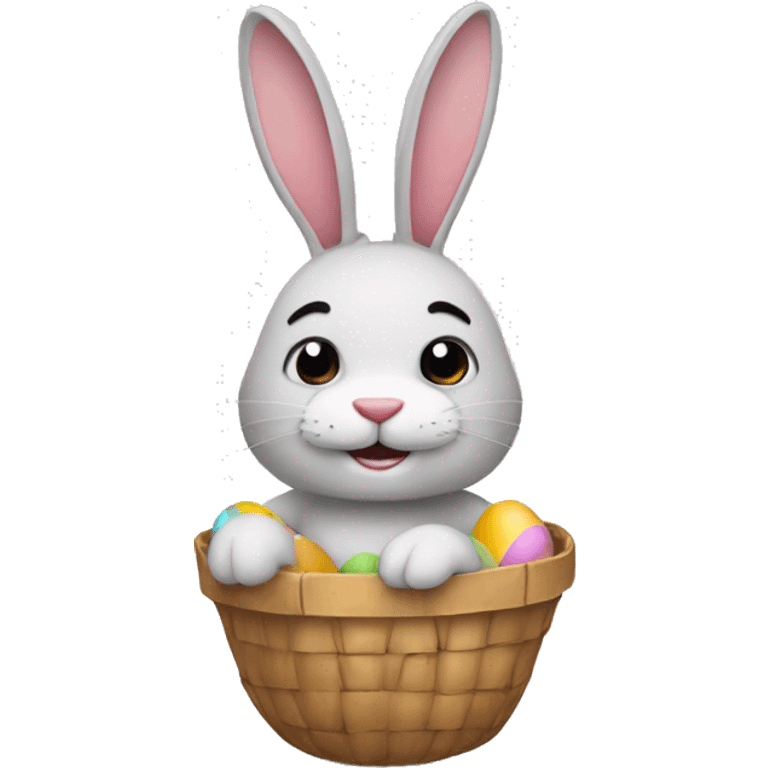 Easter rabbit man emoji