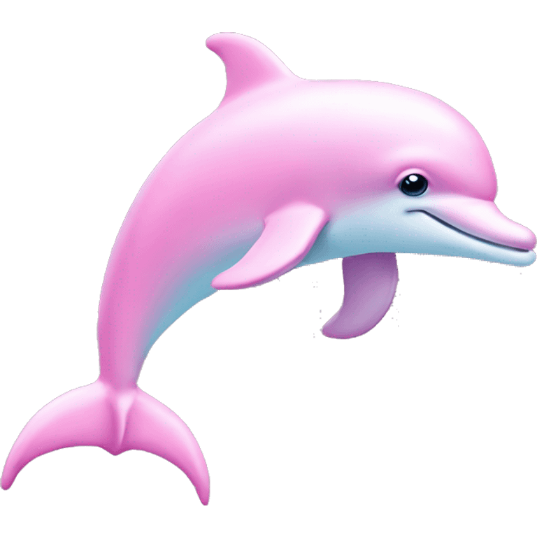 Pastel-pink-colors-dolphin emoji