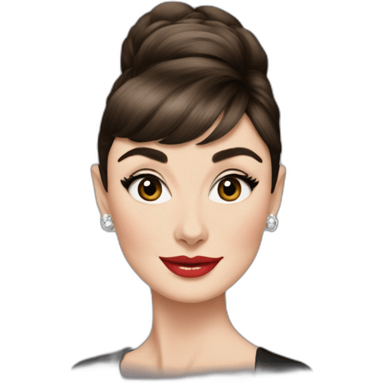 Audrey Hepburn emoji