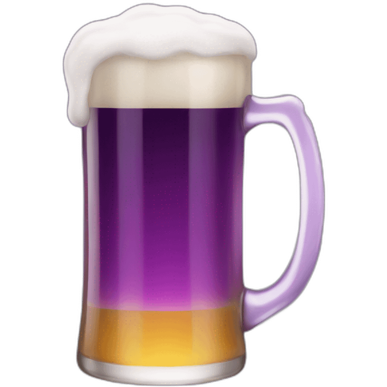 violet beer emoji