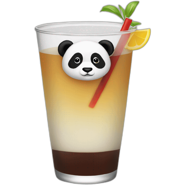 Panda drink emoji