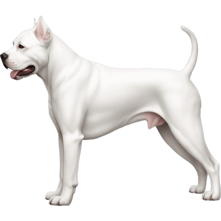 Dogo Argentino Dog Breed Full Body emoji