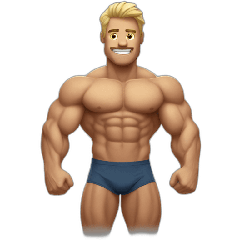 Muscle man emoji