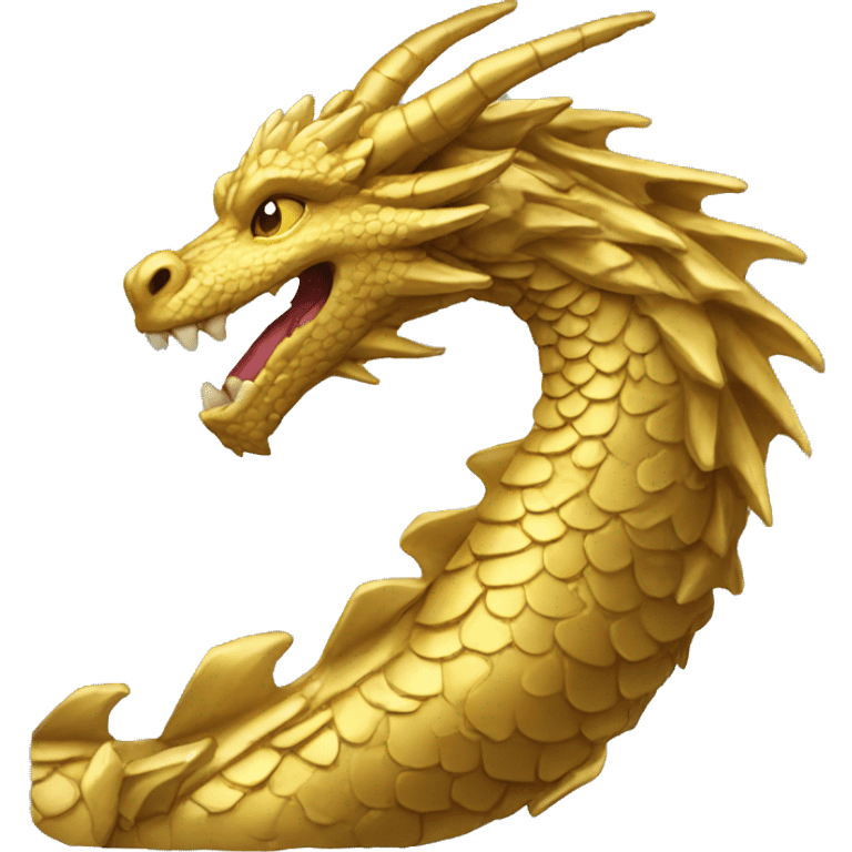 gold dragon emoji