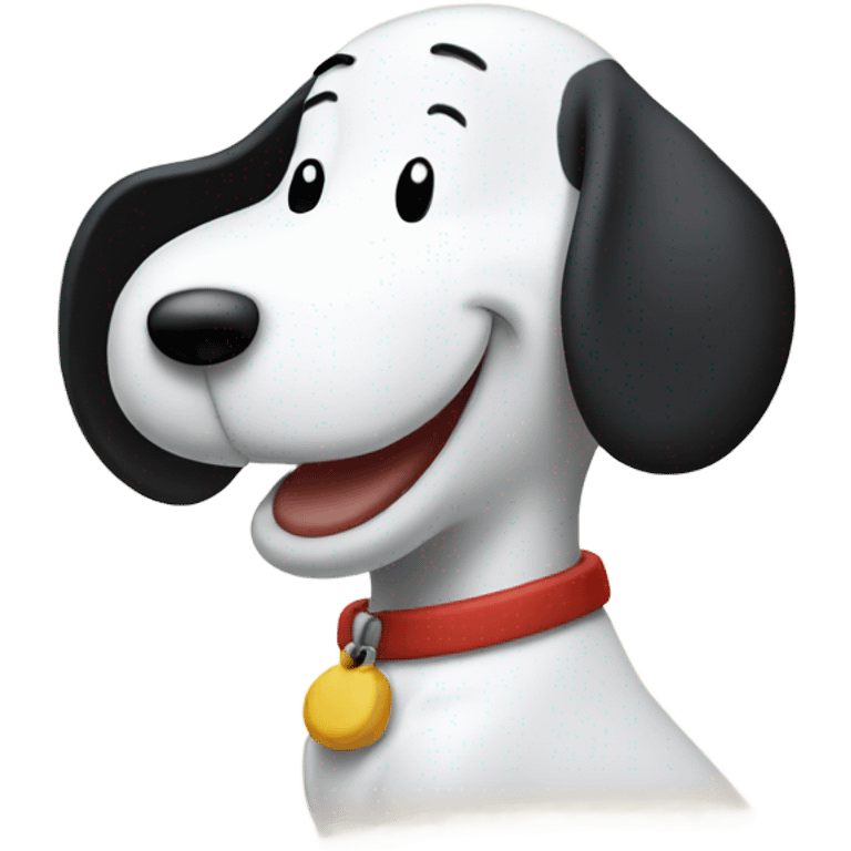 Happy snoopy emoji