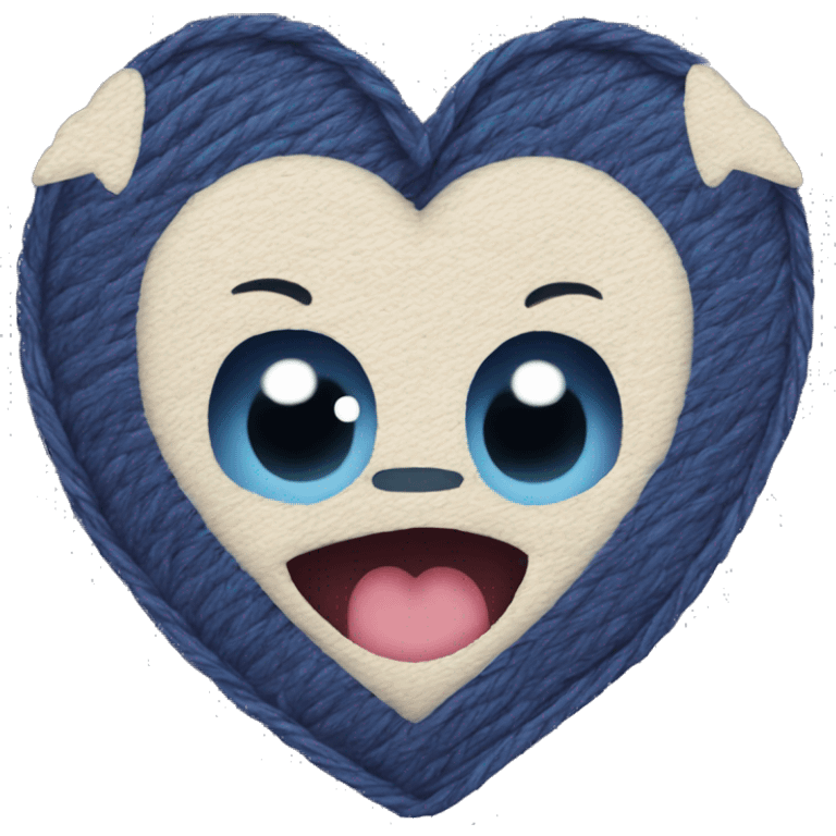 stich in a heart emoji