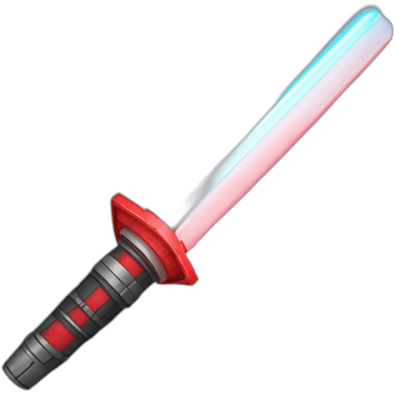 Red lightsaber emoji