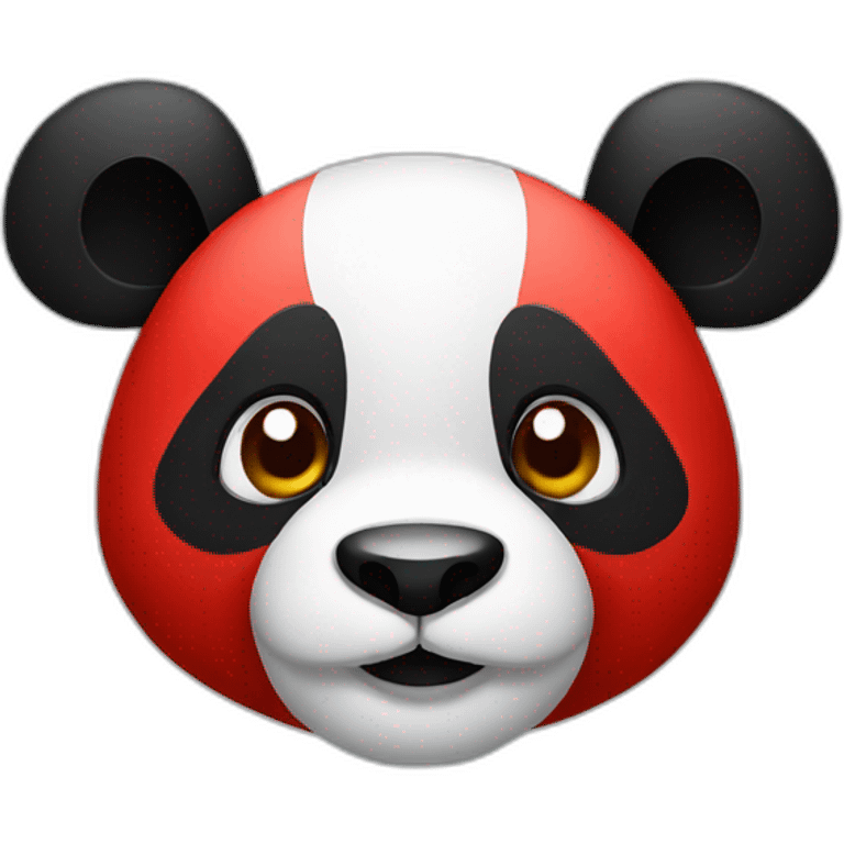 panda rojo emoji