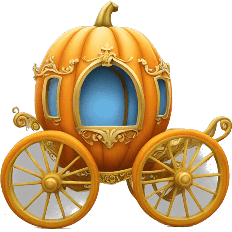 cinderella pumpkin carriage  emoji