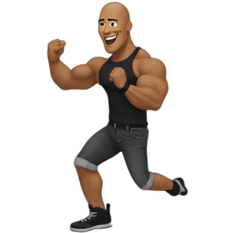 the rock dance emoji