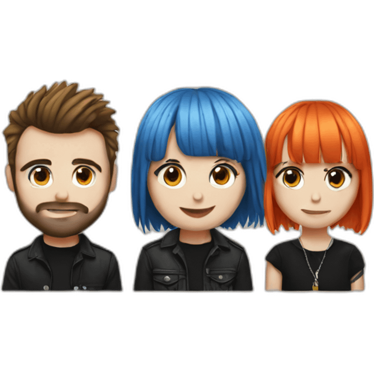 Paramore trio emoji